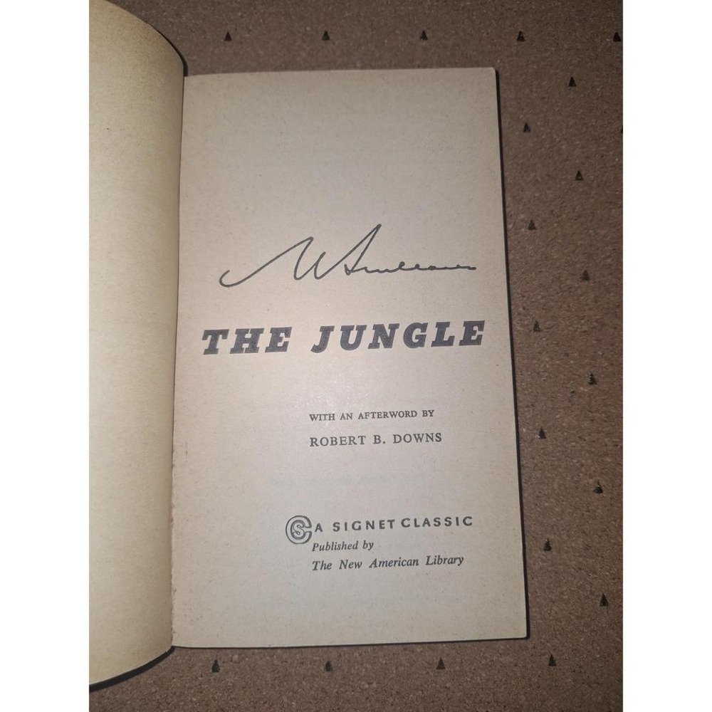 The Jungle Upton Sinclair 1960‎ Signet Classic Vintage Paperback CD36 - Picture 3 of 7